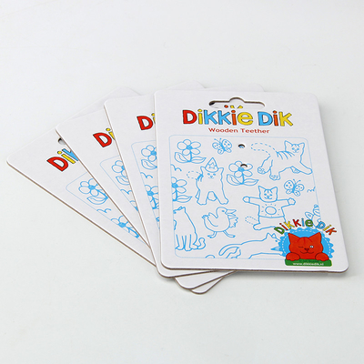 700gsm tarjetas de jefe imprimibles del producto del papel el 14cm*20cm para los juguetes de los niños