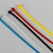lazos coloridos de la cremallera de la buena dureza de 3.6mmx200m m para la gestión de cable