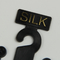 Suspensiones plásticas de encargo de los PP negras con el oro Logo For Suspenders