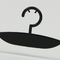 Sujetador de Logo Black Plastic Hanger Female y suspensión modificados para requisitos particulares de la ropa interior