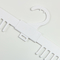 Logotipo impreso de encargo femenino de la suspensión de ropa de la ropa interior de las suspensiones plásticas blancas de la ropa interior