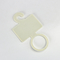 La suspensión plástica del tenedor de la bufanda del rectángulo blanco modificó a Logo Closet Scarf Organizer para requisitos particulares
