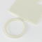 La suspensión plástica del tenedor de la bufanda del rectángulo blanco modificó a Logo Closet Scarf Organizer para requisitos particulares